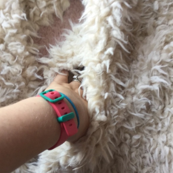 Free people shag Sherpa swing coat jacket xs 0 small 2 - Picture 4 of 4